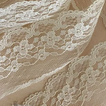 Bad lace (pictured here : Raschel lace)